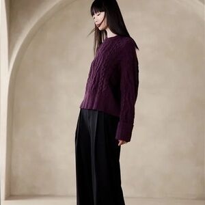 Banana Republic Sofie Cable Knit Sweater